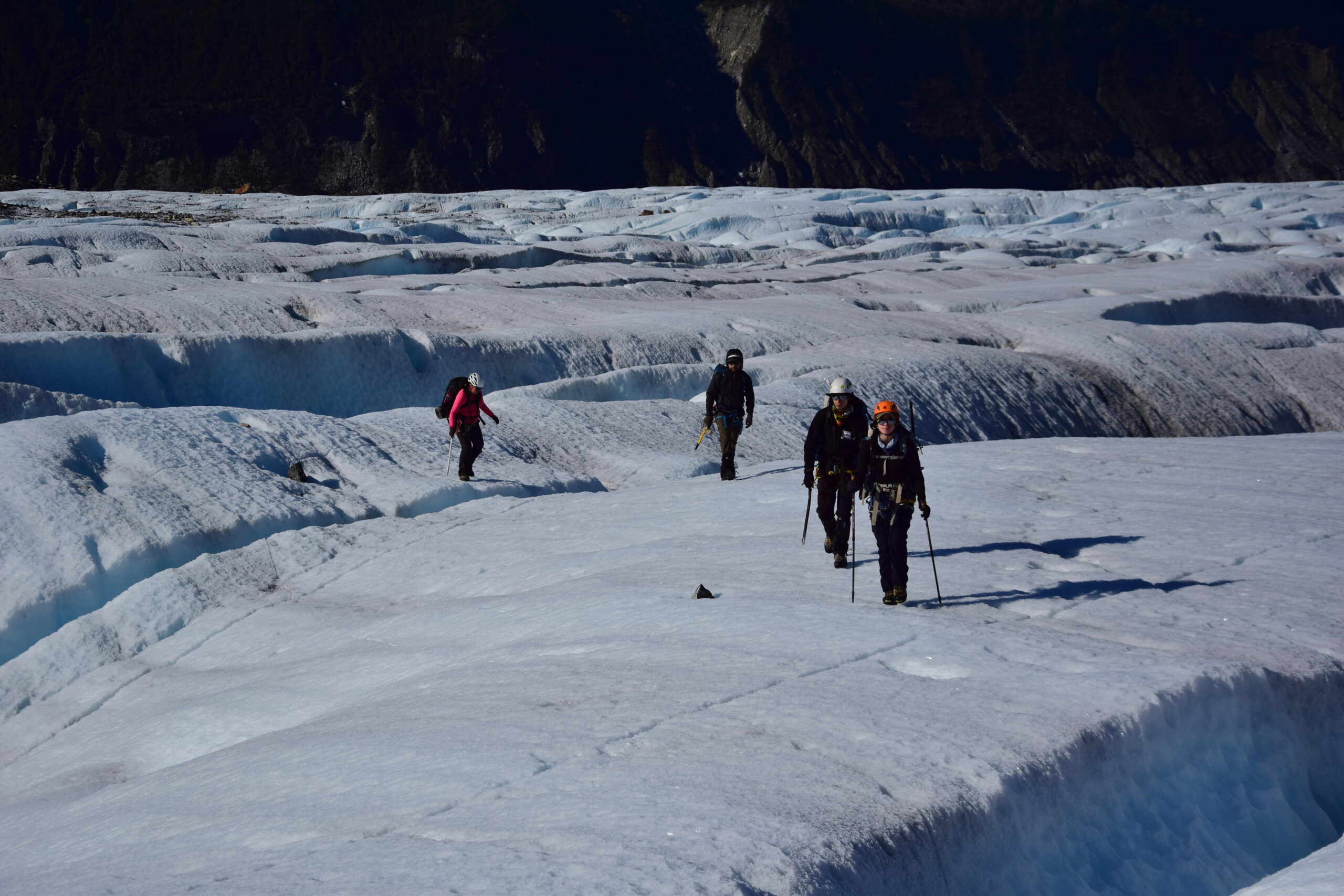 5 Caminatas en el glaciar Exploradores año 2023. Créditos Harry Brito