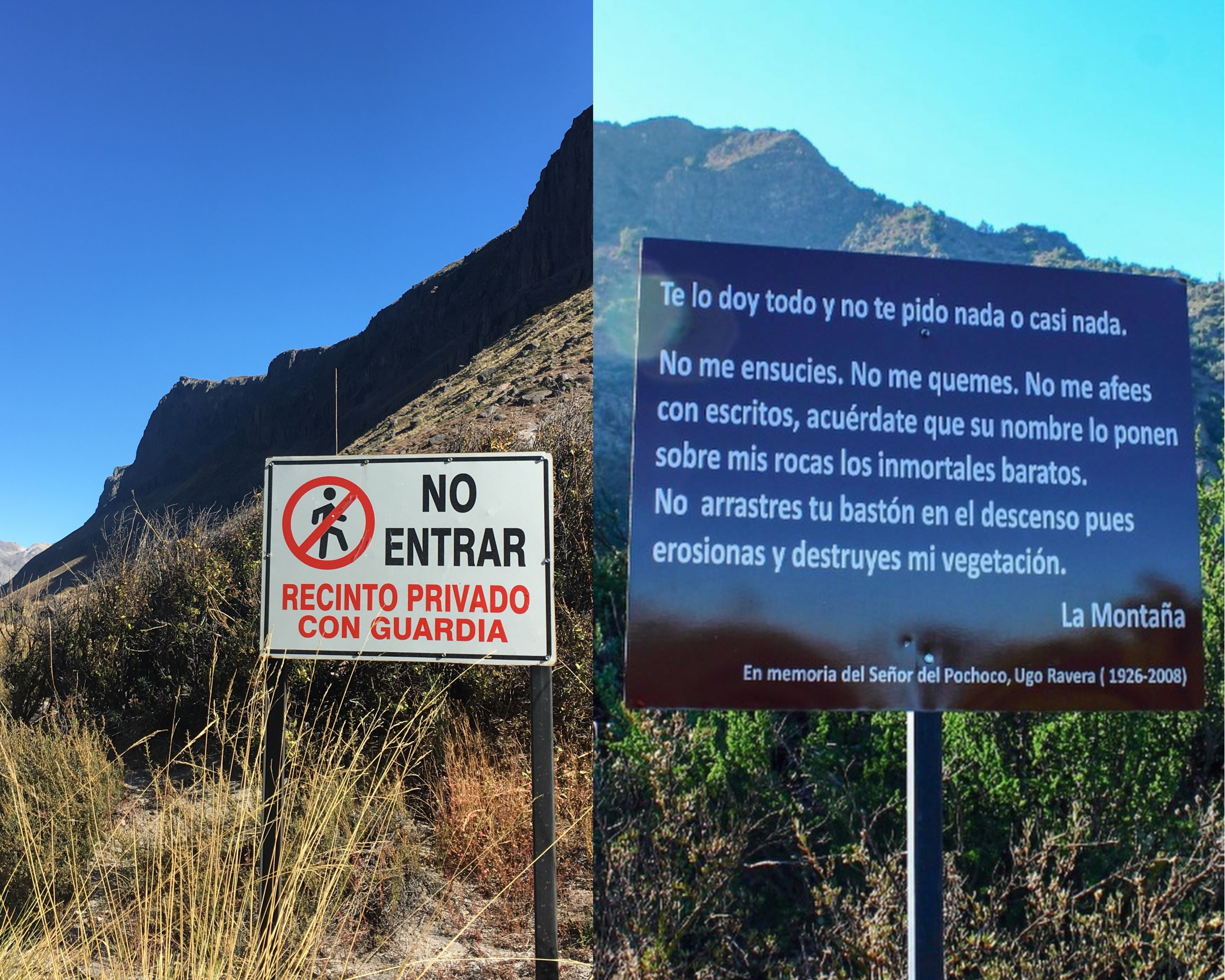 Región del Maule. Créditos Yuli Araya – Cerro Pochoco, región Metropolitana Créditos Joaquín Barañao