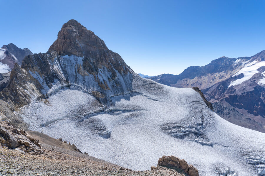 Chile en el palco del deshielo glaciar