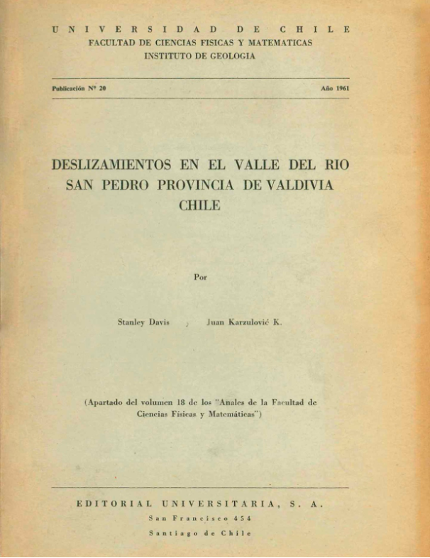 Archivo 1961 Universidad de Chile